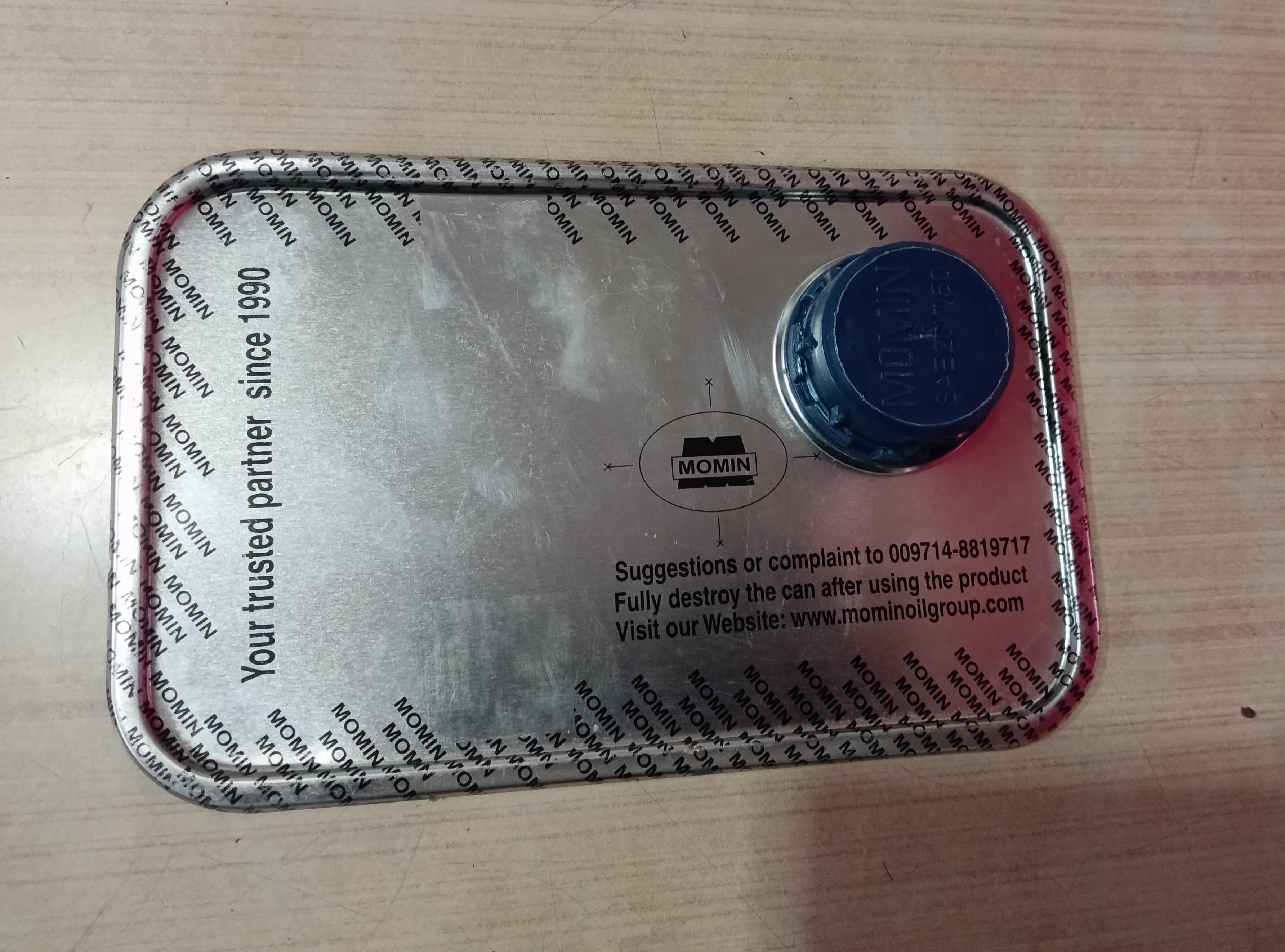 Printed Tinplate Top